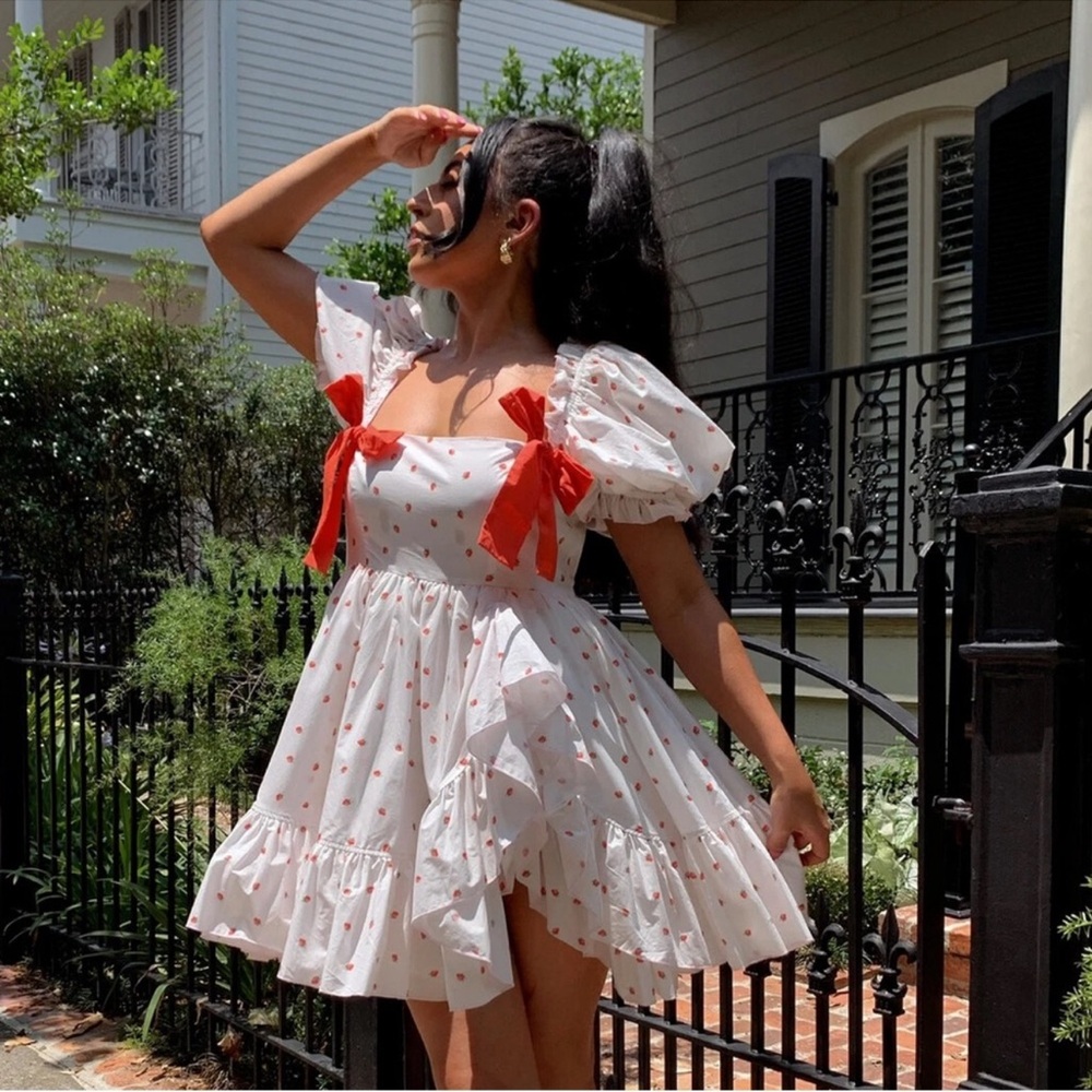 Selkie Buttercream La Fraise Dress